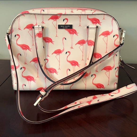 Kate Spade Pink Flamingo Handbag - Picture 8 of 12